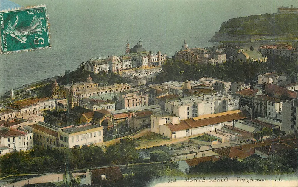 Monte-Carlo — Vista geral — LL. — Editor LL, n° 954 - Frente