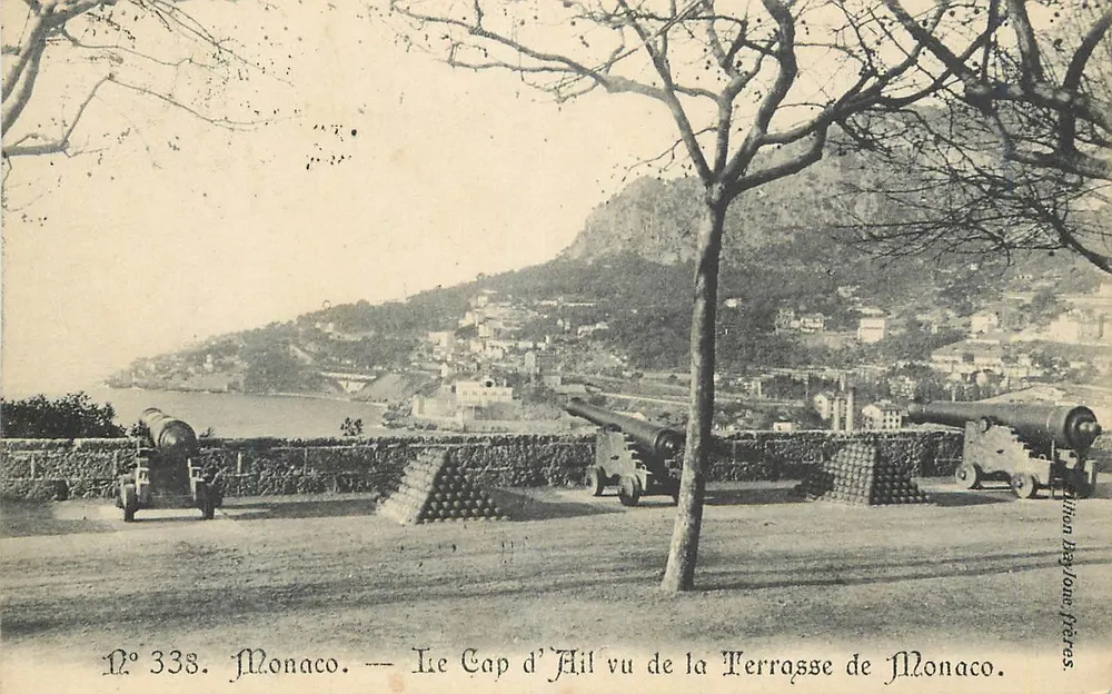 Monaco — The Cap d'AIL viewed from the Terrasse of Monaco — Maison Daylone Frères, No. 338 - Front