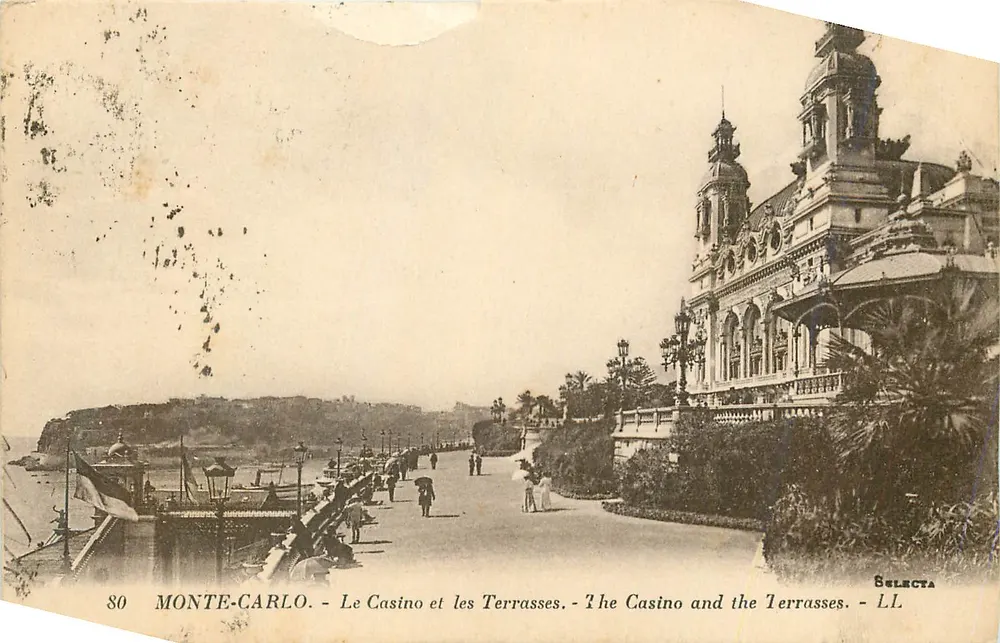 Monte-Carlo - Le Casino et les Terrasses - Selecta LL - Recto