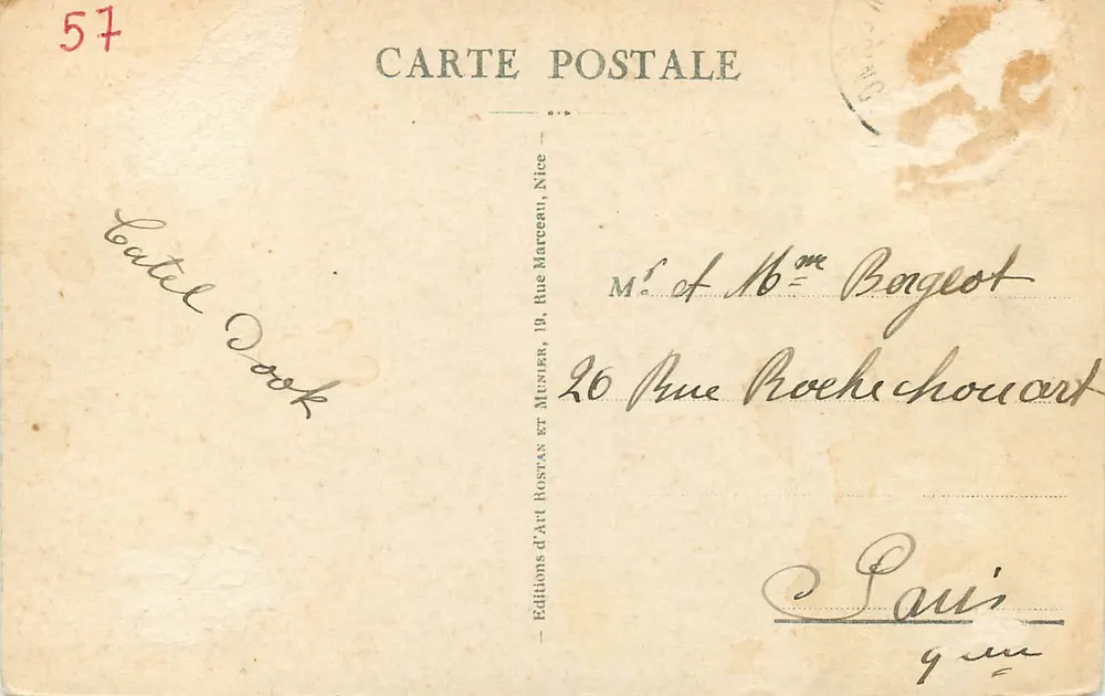 Monte-Carlo — Vue générale prise de l'Observatoire — RM - Verso