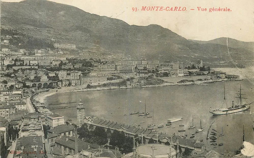 Monte-Carlo — Vista geral — Edição Picard, N°93 - Frente