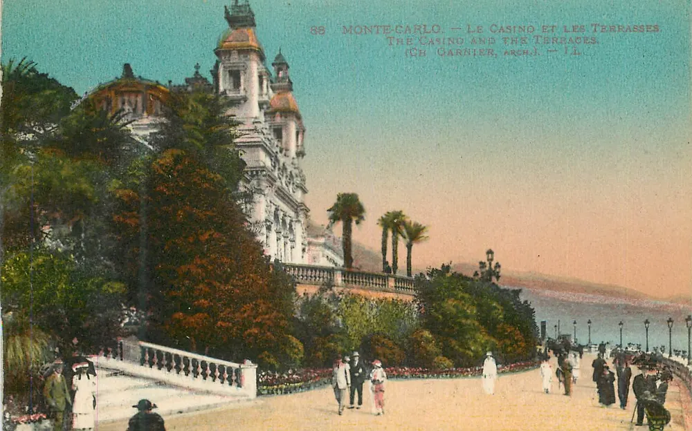 Monte-Carlo — Das Casino und die Terrassen — (Ch. Garnier, Arch.) — n°89 - Vorderseite