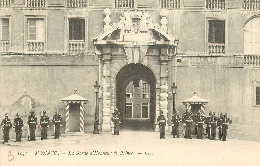 Monaco — Die Ehrenwache des Prinzen — LL. n° 1031 - Vorderseite