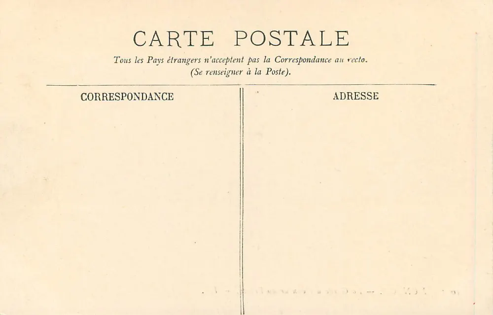 Monaco — Die Ehrenwache des Prinzen — LL. n° 1031 - Rückseite