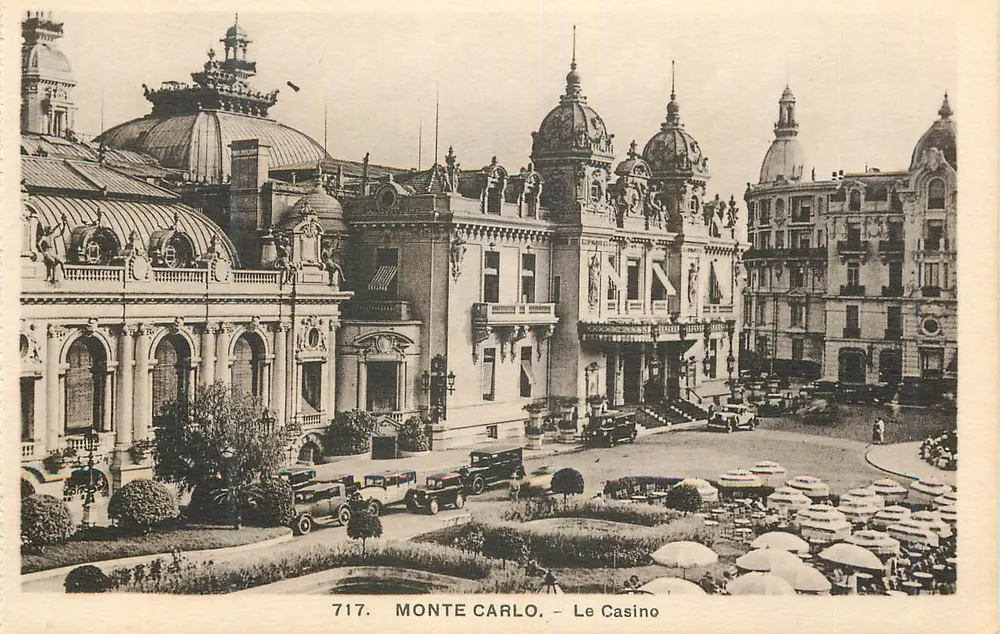 Monte Carlo — O Casino — Editora L. Gilletta et Cie, Nice - Frente