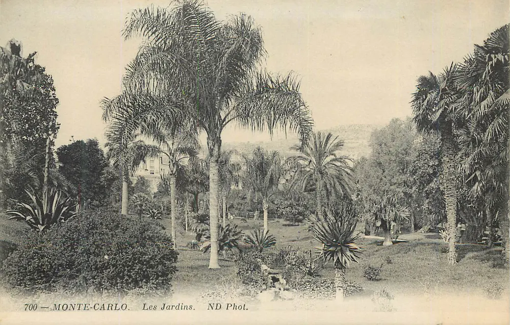 Monte-Carlo — Ogród — ND Fot. n°700 - Awers