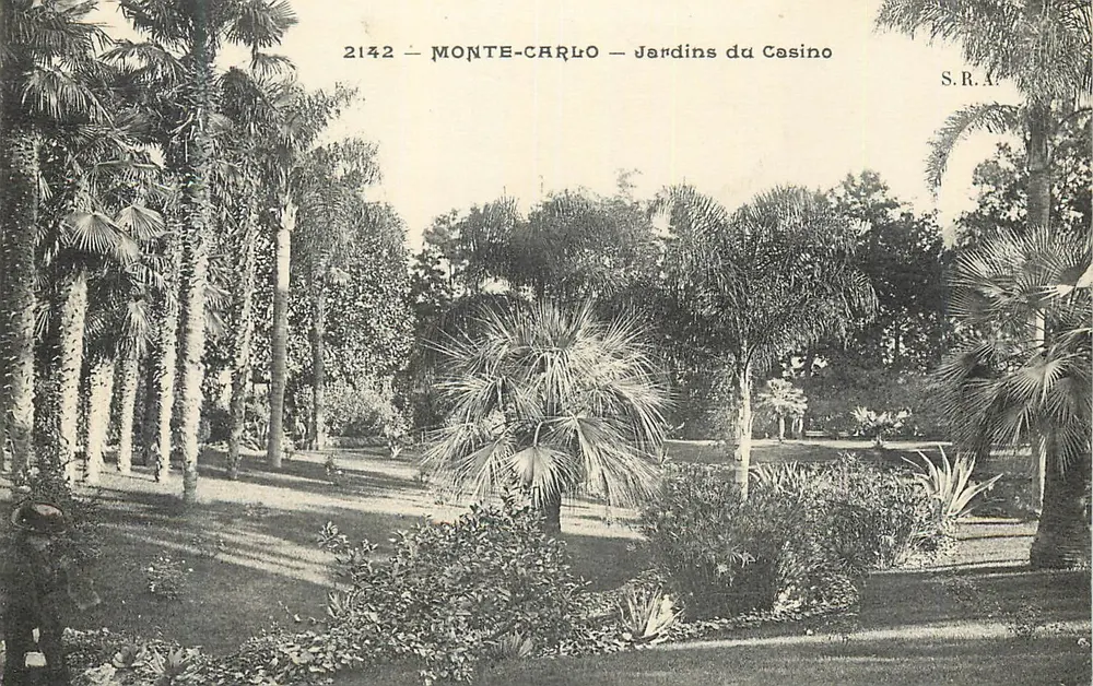 Monte-Carlo — Jardins do Casino — S.R.A. n°2142 - Frente