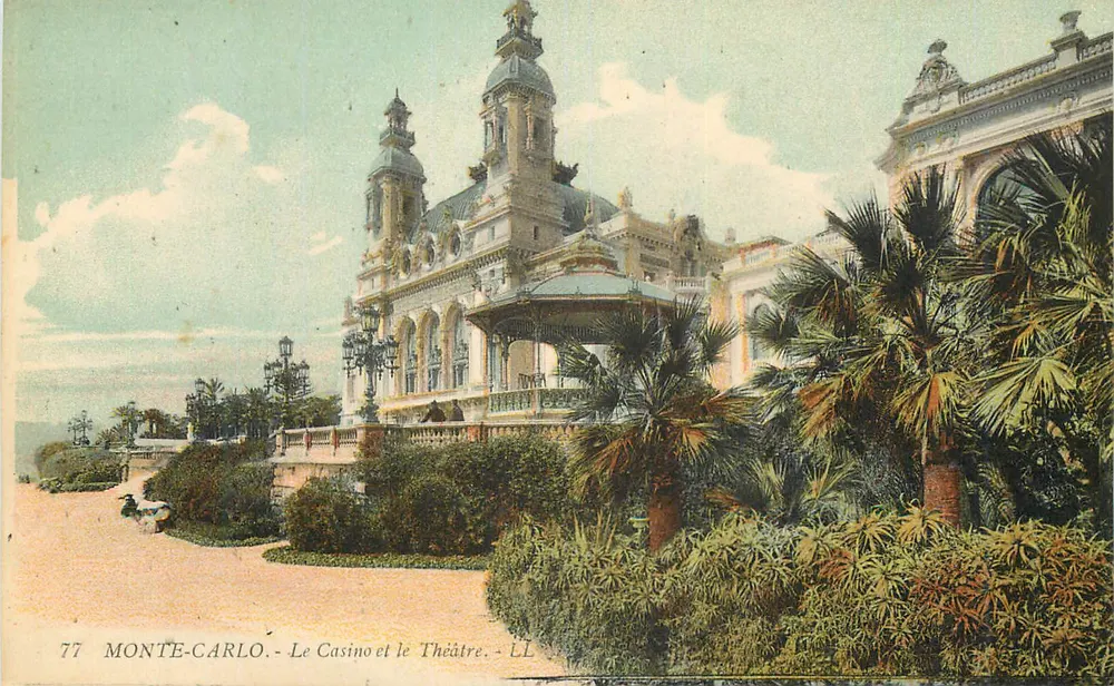 Monte-Carlo - O Casino e o Teatro — LL, n° 77 - Frente