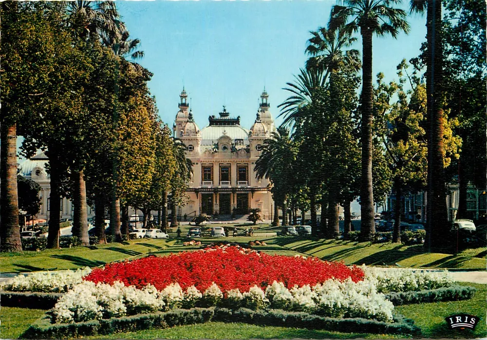 Das Casino von Monte-Carlo — Gärten — Antoine-Ler Editions (Fürstentum Monaco) - Vorderseite