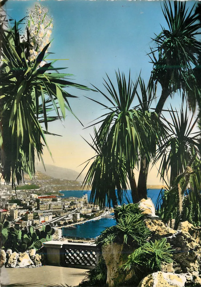 Ausblick auf Monte-Carlo — Die Côte d'Azur — Verlag AJAX - Vorderseite