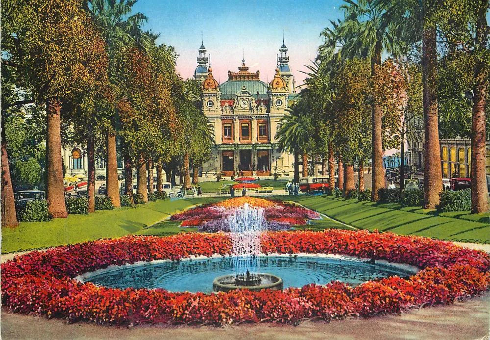 El Casino de Monte-Carlo — La Costa Azul — Ediciones A.D.I.A. Niza - Anverso
