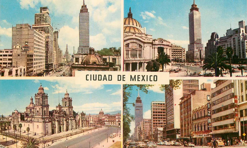 Cidade do México — Quatro Vistas do México — Marcolor - Frente
