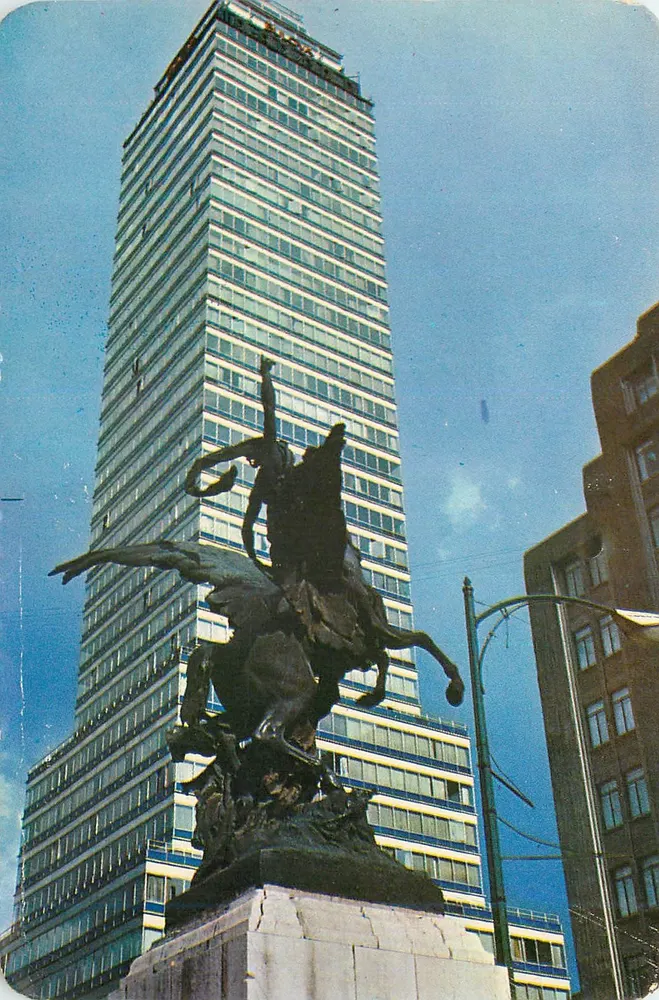 Torre Latinoamericana — Cidade do México — Panorámicas de México, N° 132 - Frente
