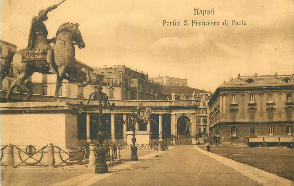 Neapel - Portici S. Francesco di Paola — Verleger Ragozino, Nr. 22104 - Vorderseite