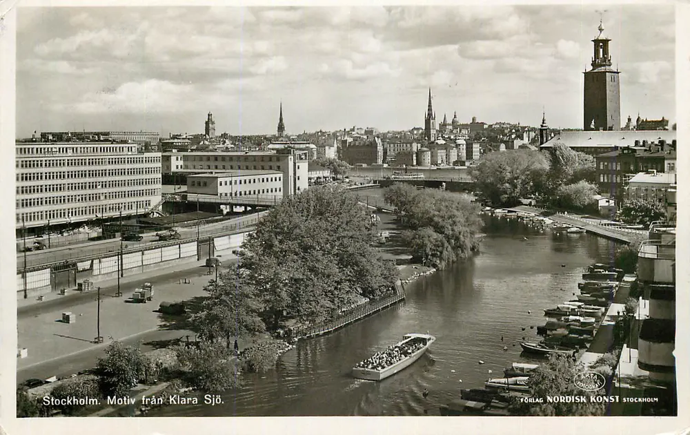 Stockholm. Motiv von Klara Sjö — Nordisk Konst Stockholm - Vorderseite