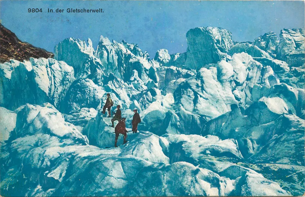 In der Gletscherwelt — 9804 — Wehri A.-G., Kilchberg-Zürich - Frente