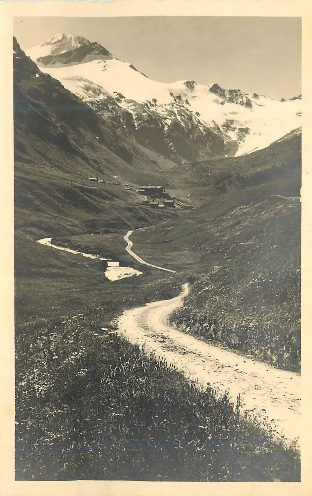 Fextal Ober-Engadin — Vista de Piz Tremoggia — Photohaus F. Meerkämper, Sils im Engadin 324 - Anverso