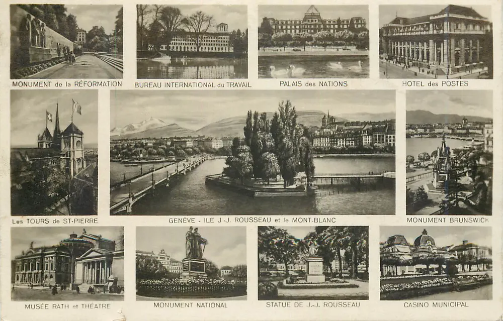 Genf — Wichtige Orte — Georges Jaeger, Verlag - Vorderseite