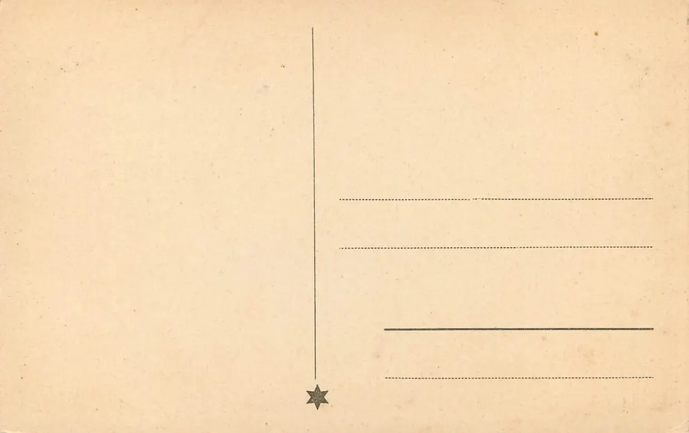 Lausanne und die Alpen der Savoyen — Panoramablick mit See und schneebedeckten Bergen — Verlag nicht sichtbar - Rückseite