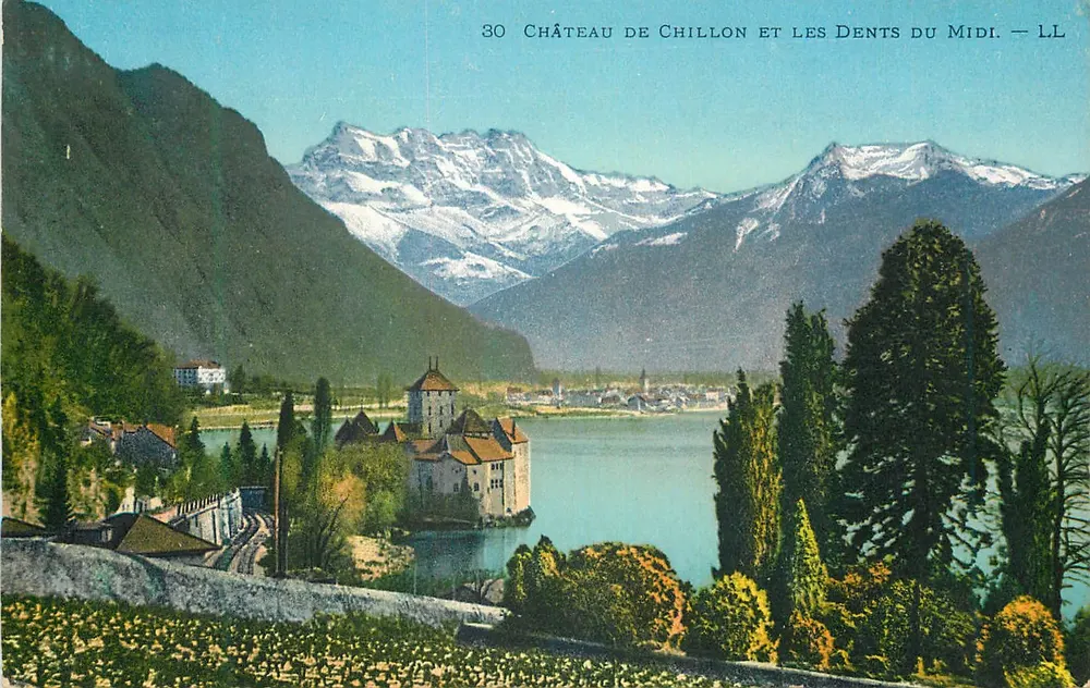 Castello di Chillon e i denti del Mezzogiorno — LL - Recto