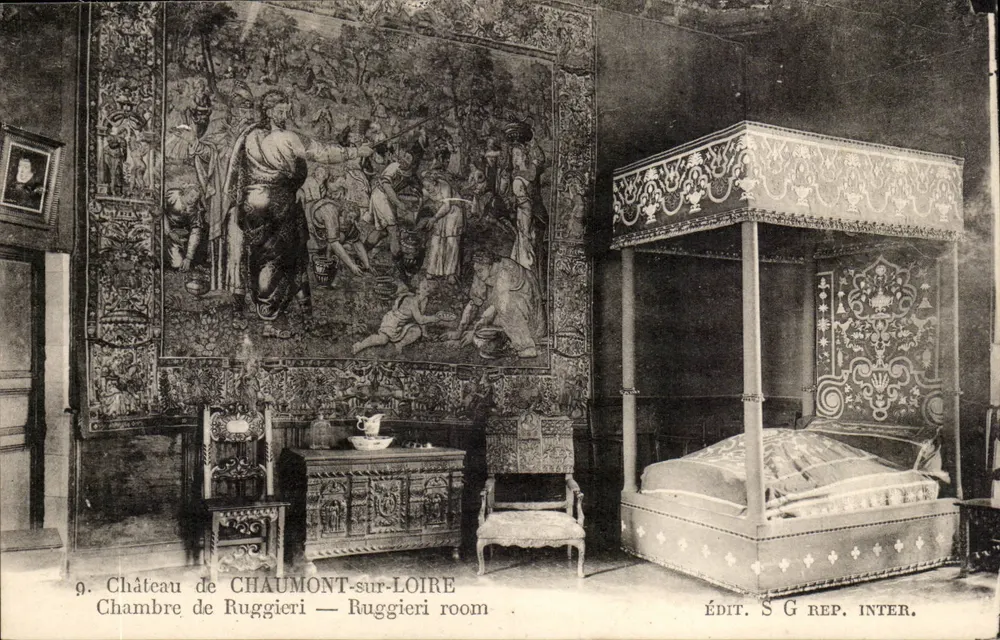 Château de Chaumont-sur-Loire — Zimmer von Ruggieri — Édit. S G Rep. Inter. - Vorderseite