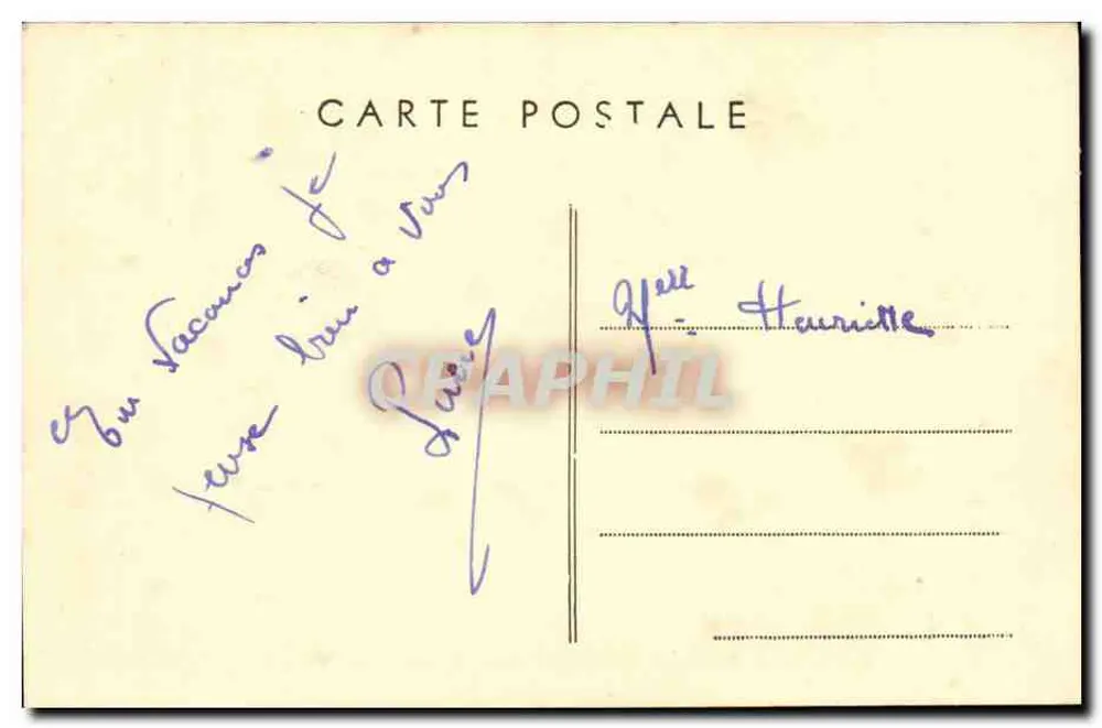 Bourbon-Lancy Thermal (S.-et-L.) — Hôpital d'Aligre - La Chapelle - Rückseite
