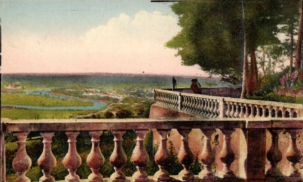 Allgemeiner Blick vom Côte Saint-Amand (Alf. 483 m.) — Vichy — Verlag: D. MOUCHECOURT - Vorderseite