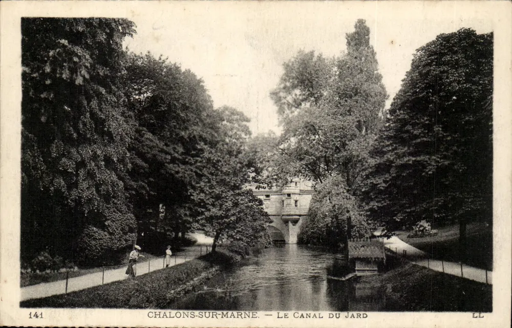 Chalons-sur-Marne — O Canal do Jard — Editor LL, n° 141 - Frente