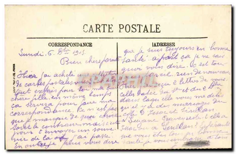 Chalons-sur-Marne — O Canal do Jard — Editor LL, n° 141 - Verso