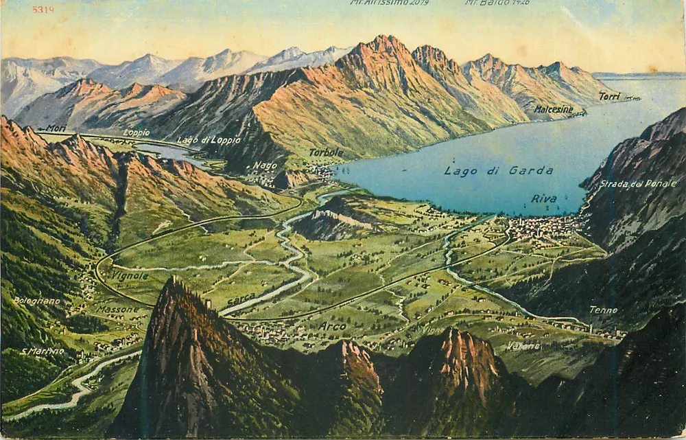Lago di Garda — Luftbild — Paul Bender, Zürich - Vorderseite