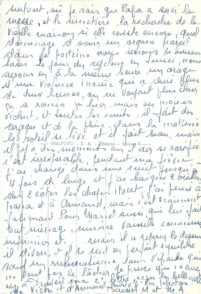 Lugano — Panorama, Jardins e Lago — Editora Eralfoto S.A. Chiasso - Verso