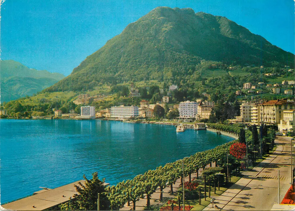 Lugano-Paradiso — Monte San Salvatore — Editor MAYR, n° 90 - Frente