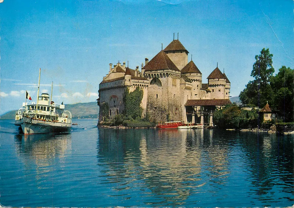 Schloss Chillon — Lac Léman — Verlag Bovey & Cie, Nr. 8114 - Vorderseite