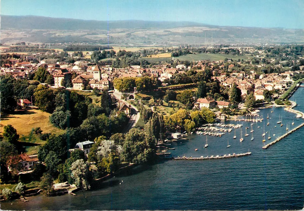 Nyon — Vista aérea — Éditions Jaeger - Frente