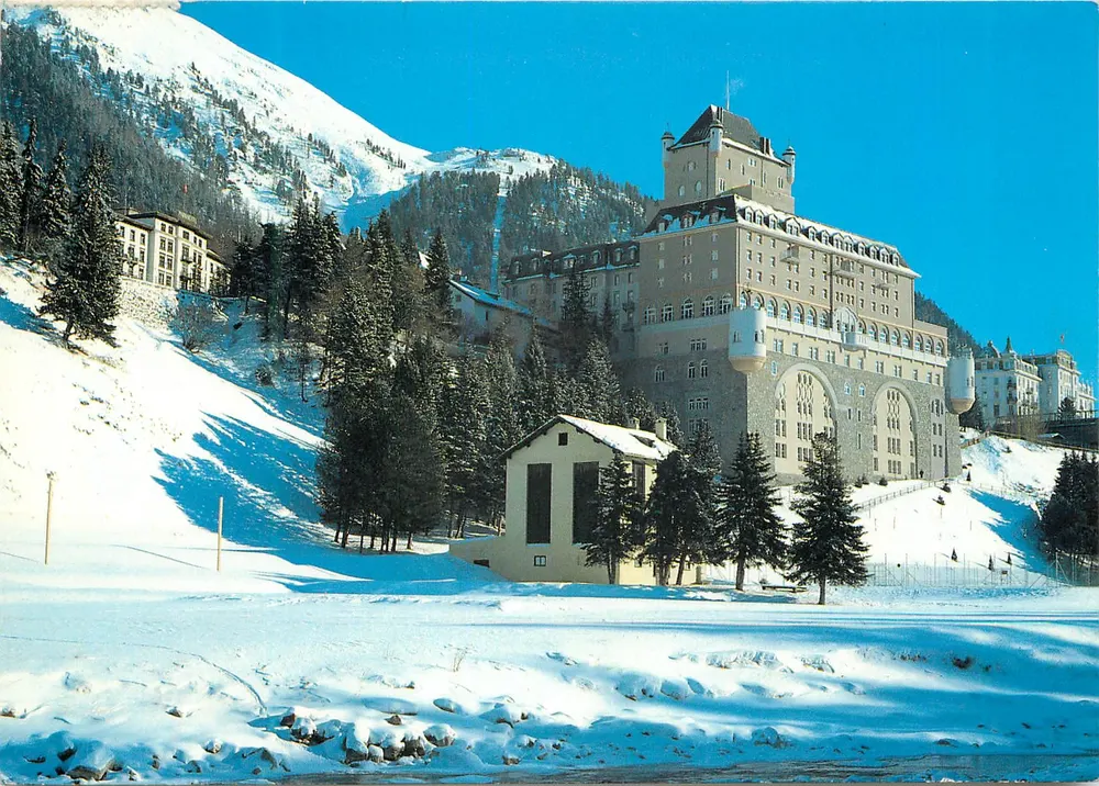 Schloss- und Parkhotel Club Méditerranée — Pontresina — Verlag Nr. 701 - Vorderseite