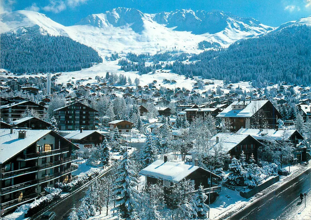 Verbier — 1500–3023 m — Uitgave Photoglob SA, Zürich/Vevey, n° 11229 w - Voorkant