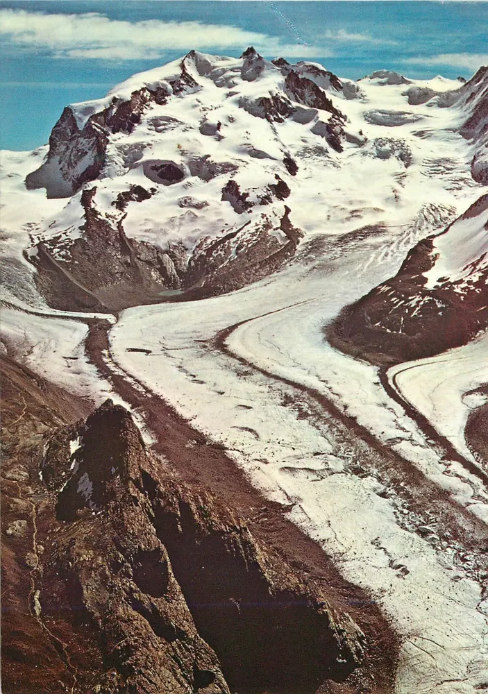 Monte Rosa — Gornergrätser, Riffelhorn — Verlag Photoglob AG, Zürich n°12142 - Vorderseite