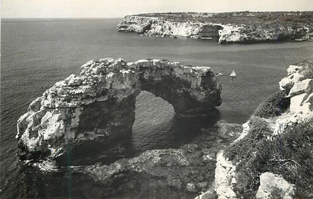 Meerarch von Mallorca — Postkarte Nr. 329 — Verlag Santany - Vorderseite