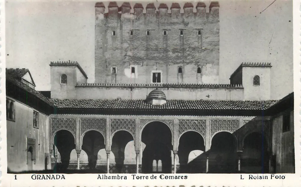 Granada — Alhambra, Torre de Comares — L. Roisin Foto - Vorderseite
