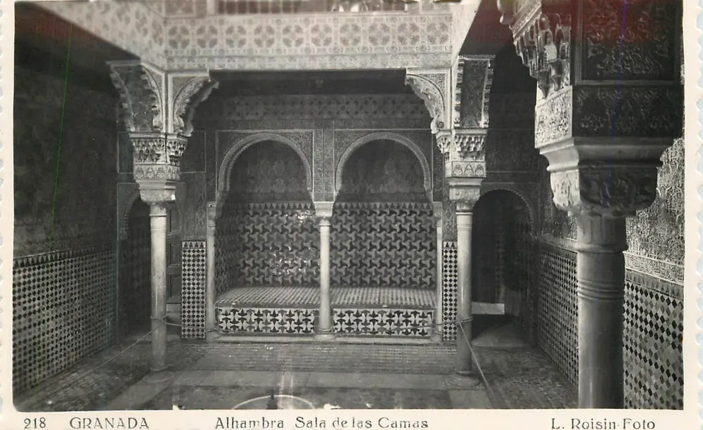 Alhambra Sala de las Camas — Granada — L. Roisin Foto n°218 - Recto