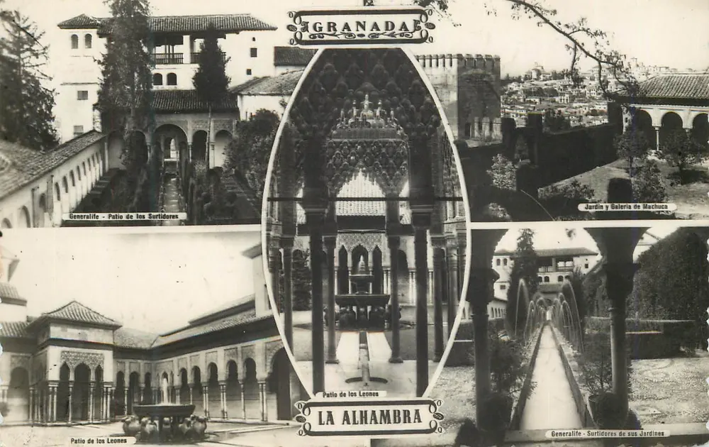 Die Alhambra — Granada — Éditions M. Arribas, Zaragoza - Vorderseite