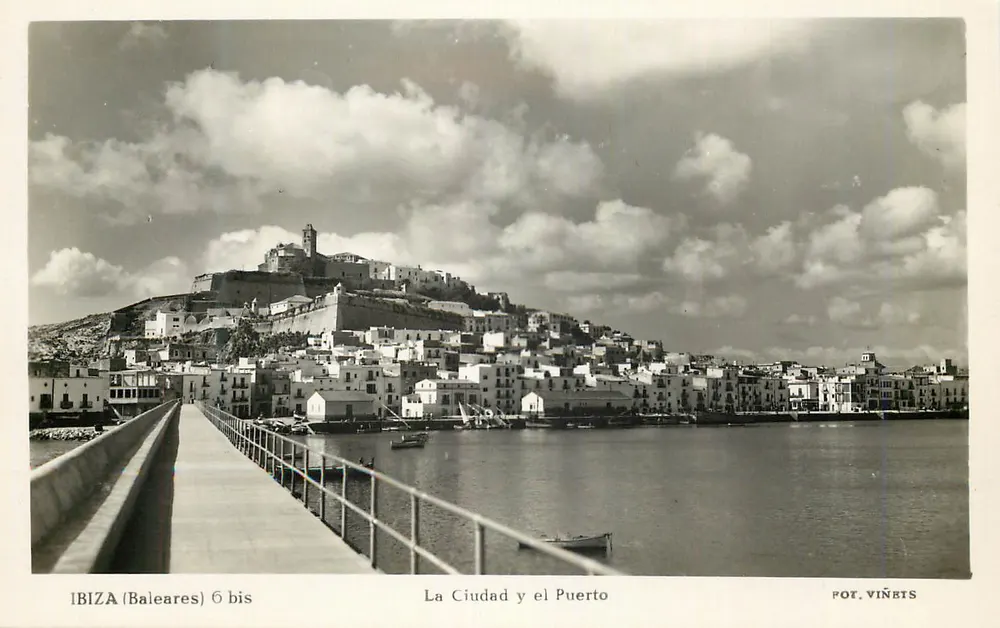 Ibiza (Baleares) 6 bis — Die Stadt und der Hafen — Pot. Viñets - Vorderseite