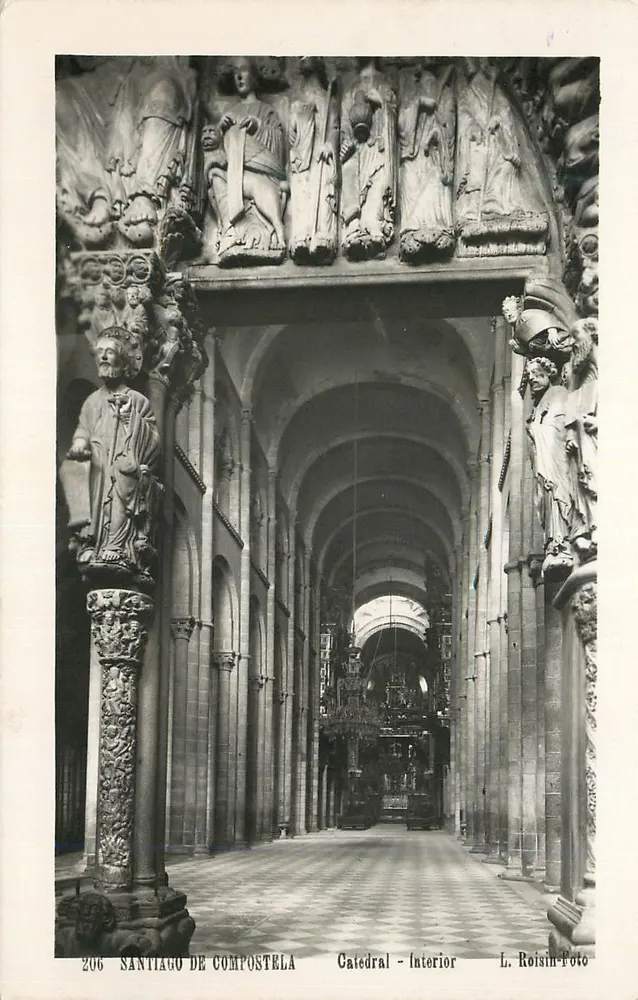 Santiago de Compostela — Kathedrale — Innenraum — L. Roisin-Foto n°206 - Vorderseite