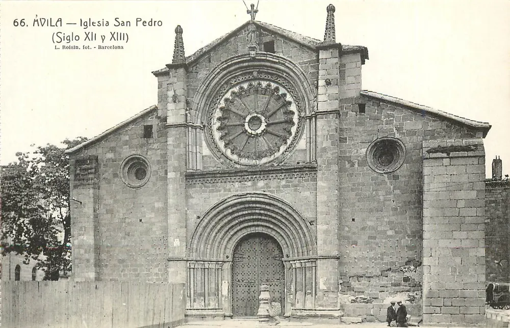 Ávila — Katedra San Pedro — wieki XII i XIII — L. Rolsin, fot. Barcelona - Awers