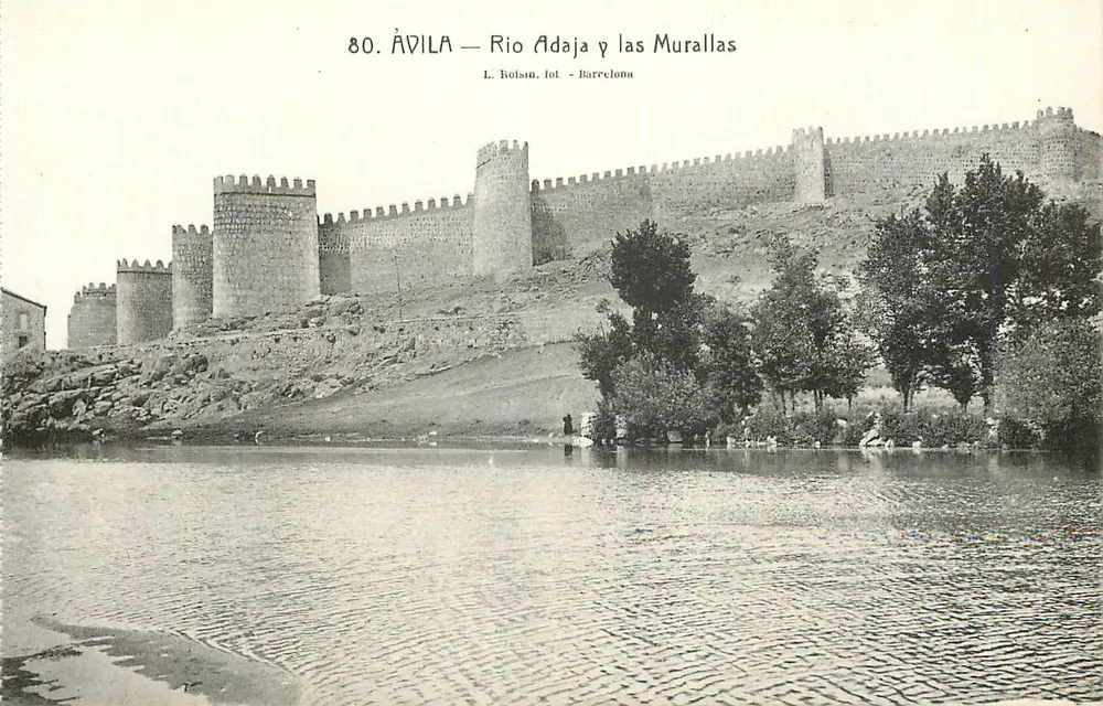 Ávila — Rio Adaja y las Murallas — L. Bolsiu, fot. - Barcelona - Vorderseite