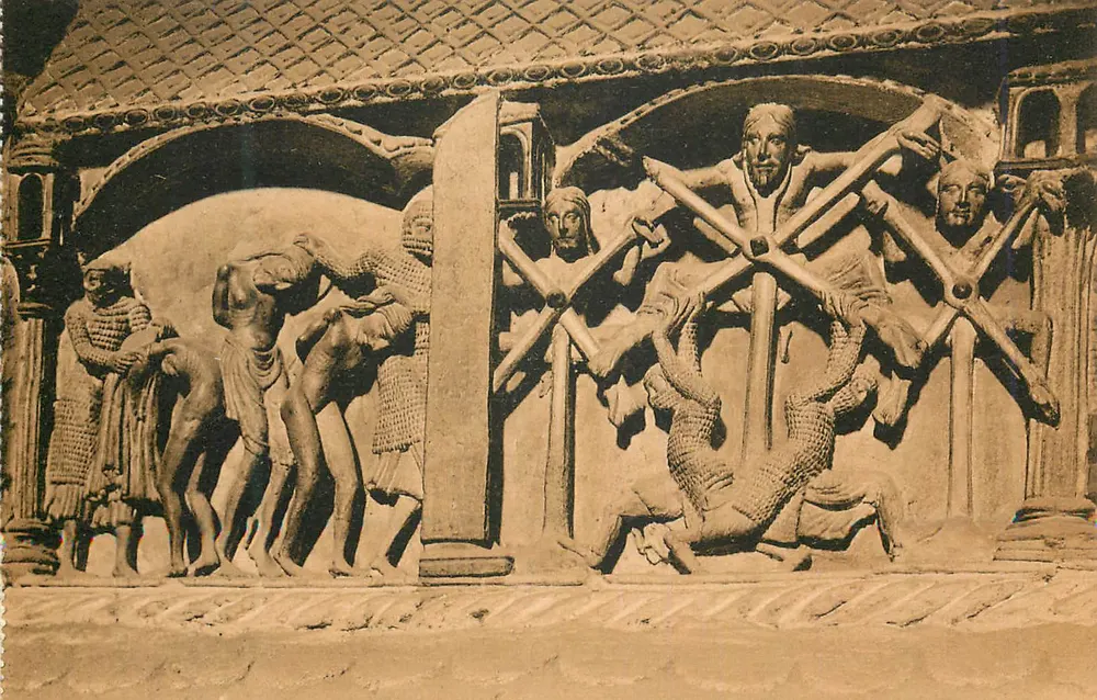 Ávila — Grabmal von San Vicente — Detail — L. Rolain, fot. - Barcelona - Vorderseite