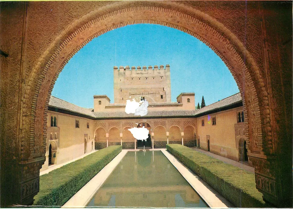Alhambra — Patio de los Arrayanes — KOLOR - ZERKOWITZ, Barcelona, serie 45 n°13 - Voorkant