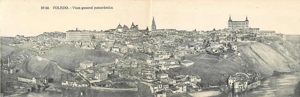 Toledo - Panoramic View — series 59-60, publisher A. L. E. T. - Front