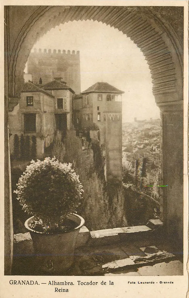 Granada — Alhambra. Tocador de la Reina — Foto Leonardo - Granada - Anverso