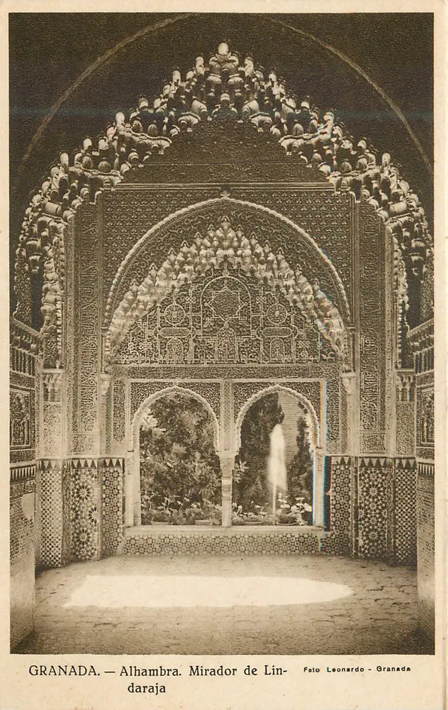 Granada — Alhambra. Mirador de Lindaraja — Foto Leonardo - Granada - Vorderseite